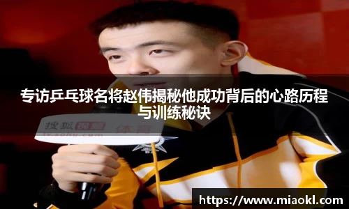 专访乒乓球名将赵伟揭秘他成功背后的心路历程与训练秘诀