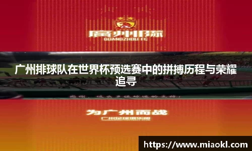 广州排球队在世界杯预选赛中的拼搏历程与荣耀追寻