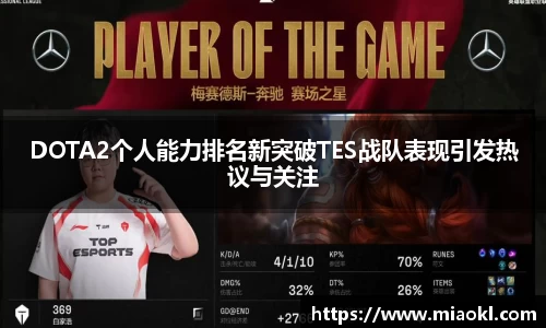 DOTA2个人能力排名新突破TES战队表现引发热议与关注